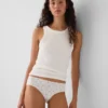 Tanga de algodón orgánico elástico súper suave