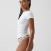 Tanga de algodón orgánico elástico súper suave