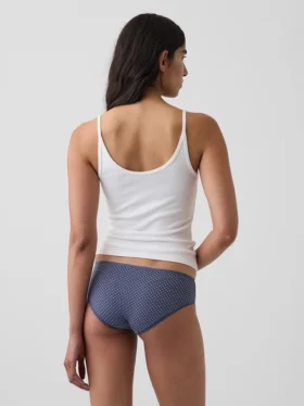 Tanga de algodón orgánico elástico súper suave