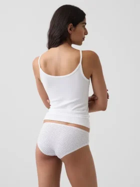 Tanga de algodón orgánico elástico súper suave