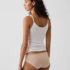 Tanga de algodón orgánico elástico súper suave