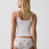Tanga de algodón orgánico elástico súper suave