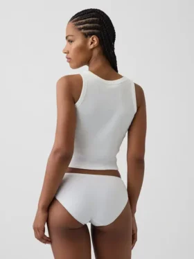 Tanga de algodón orgánico elástico súper suave