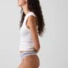 Tanga de algodón orgánico elástico súper suave