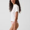 Tanga de algodón orgánico elástico súper suave