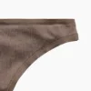 Tanga de algodón orgánico elástico súper suave