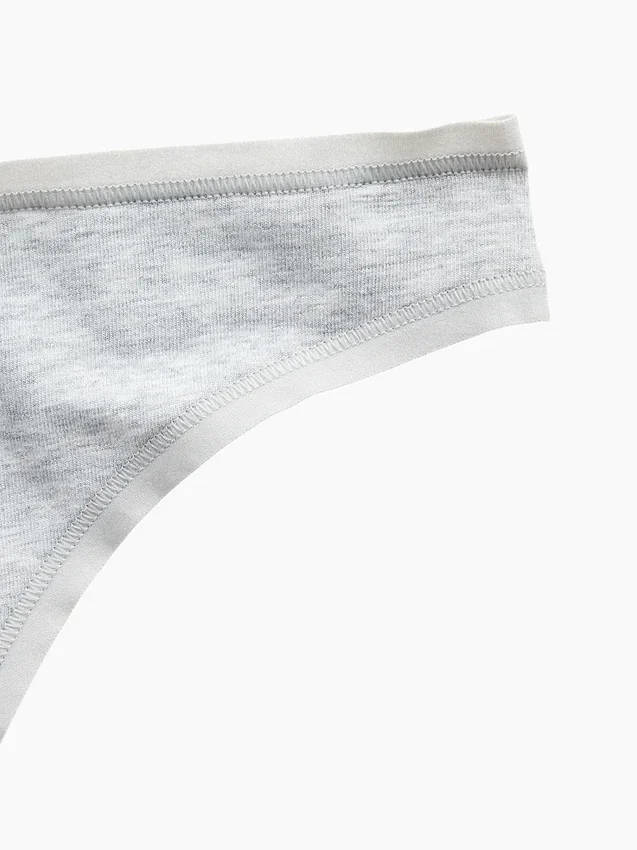 Tanga de algodón orgánico elástico súper suave
