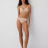 Tanga de algodón orgánico elástico súper suave