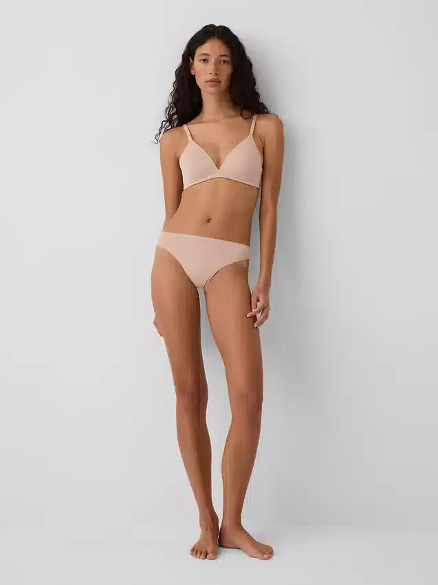 Tanga de algodón orgánico elástico súper suave