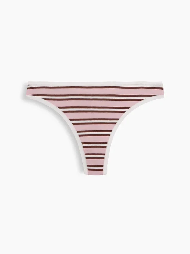 Tanga de algodón orgánico elástico súper suave