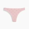 Tanga de algodón orgánico elástico súper suave