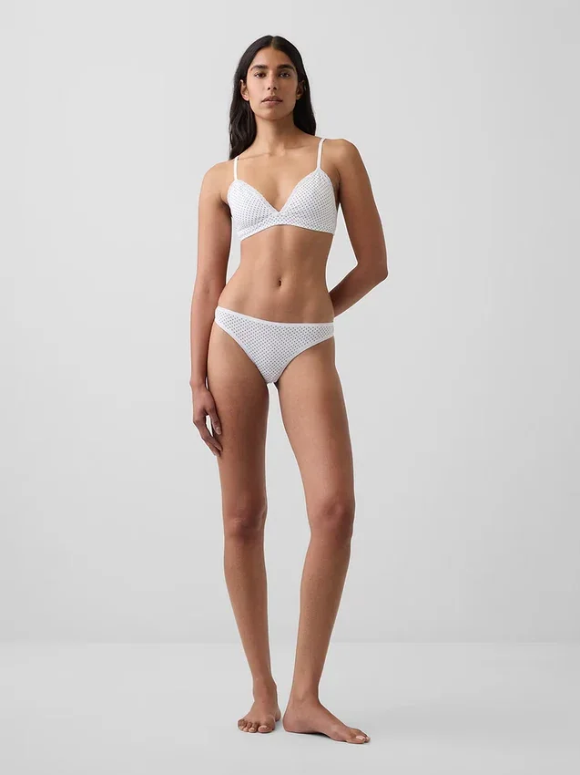 Tanga de algodón orgánico elástico súper suave