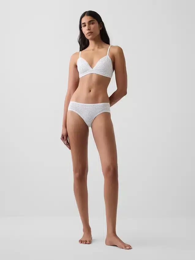 Tanga de algodón orgánico elástico súper suave