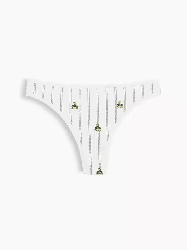Tanga de algodón orgánico elástico súper suave