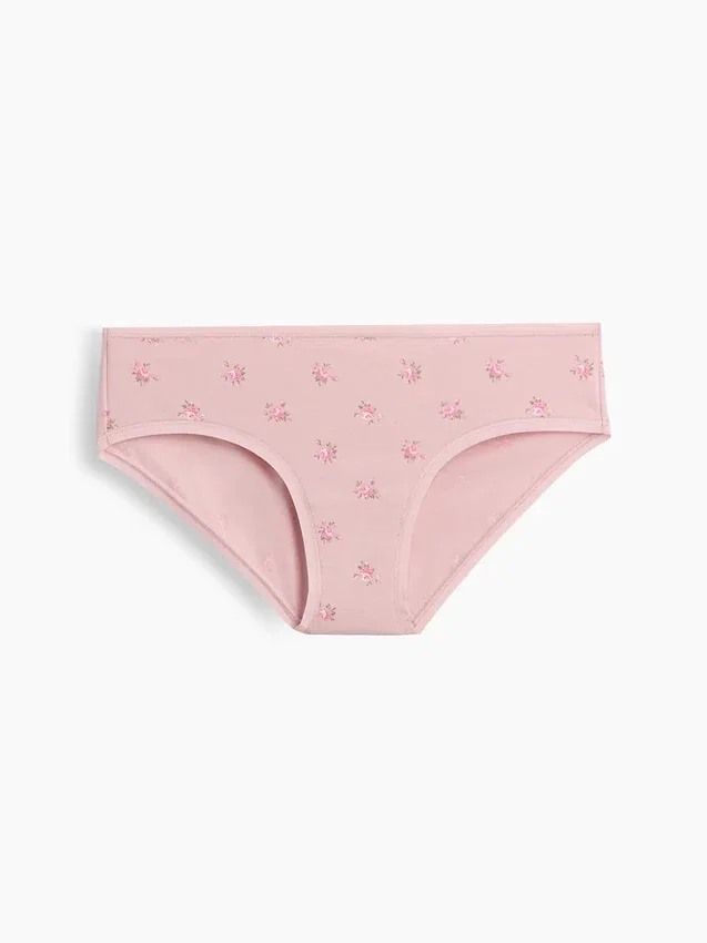 Tanga de algodón orgánico elástico súper suave