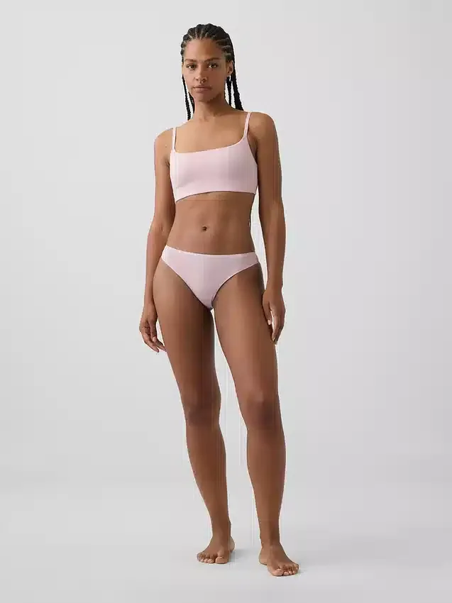 Tanga de algodón orgánico elástico súper suave