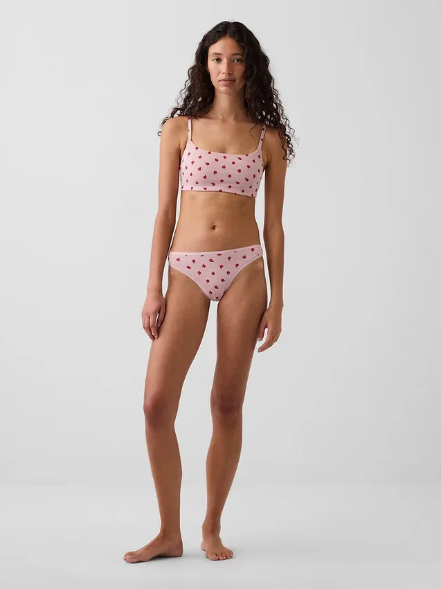 Tanga de algodón orgánico elástico súper suave