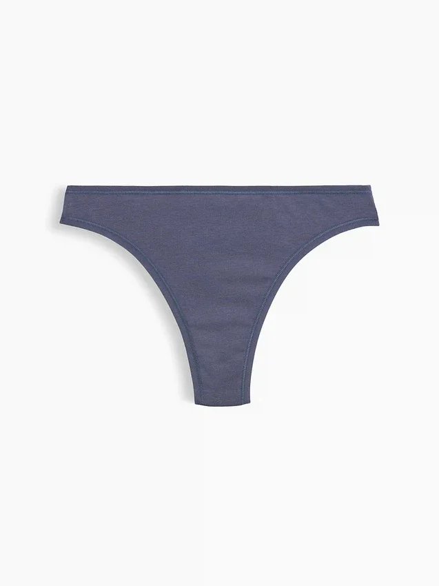 Tanga de algodón orgánico elástico súper suave