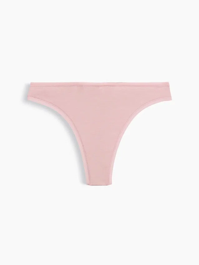 Tanga de algodón orgánico elástico súper suave