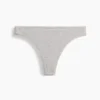 Tanga de algodón orgánico elástico súper suave