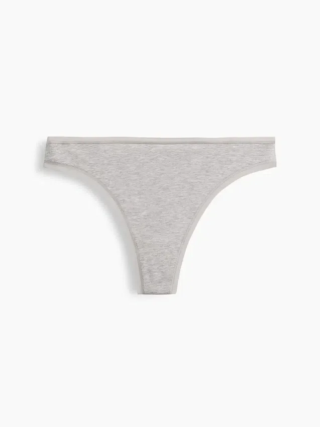 Tanga de algodón orgánico elástico súper suave