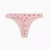 Tanga de algodón orgánico elástico súper suave