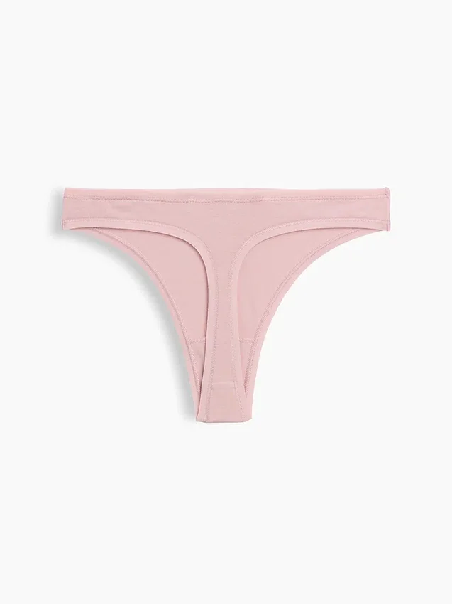 Tanga de algodón orgánico elástico súper suave