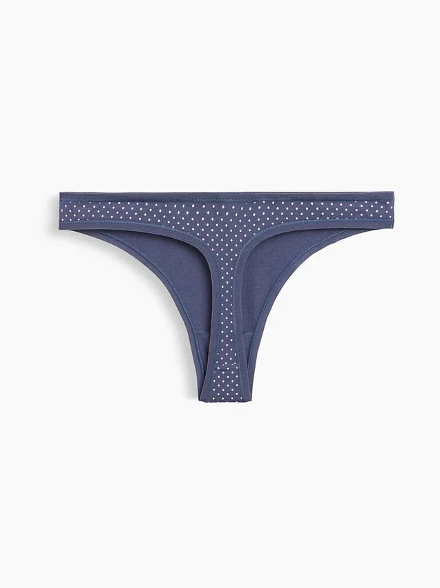 Tanga de algodón orgánico elástico súper suave