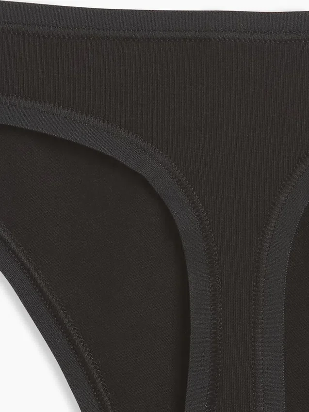 Tanga de algodón orgánico elástico súper suave