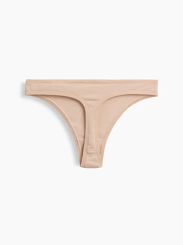 Tanga de algodón orgánico elástico súper suave