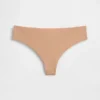 Tanga invisible de algodón orgánico elástico