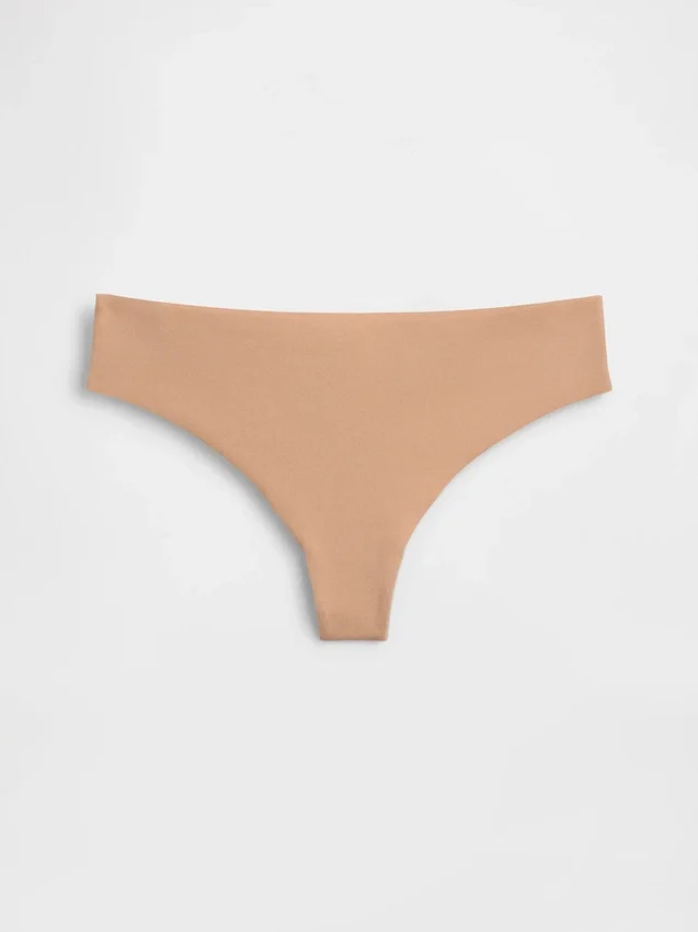 Tanga invisible de algodón orgánico elástico