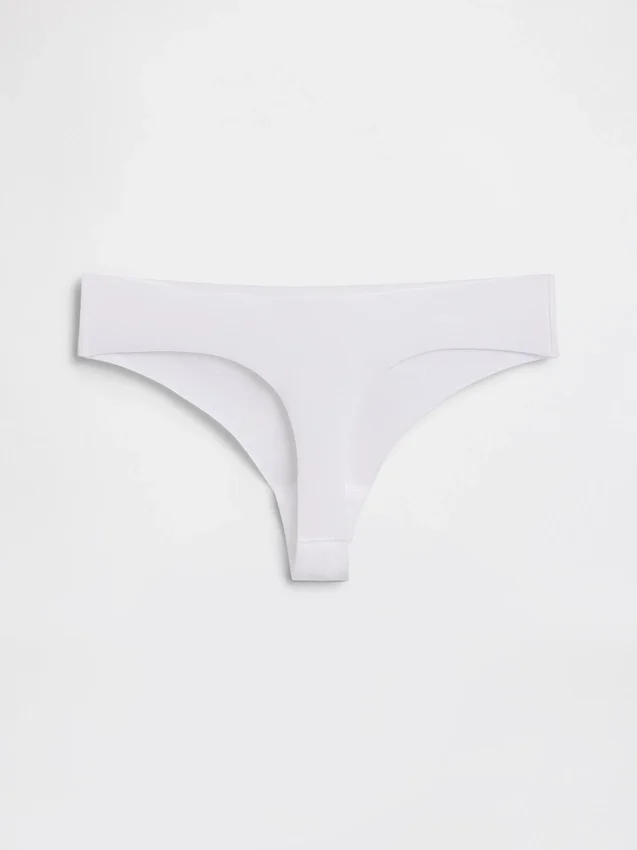 Tanga invisible de algodón orgánico elástico