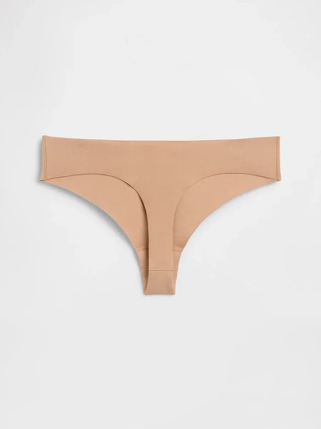 Tanga invisible de algodón orgánico elástico