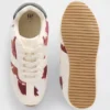 Tenis infantiles con estampado de vaca