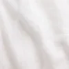 Top corto con peplum de gasa de algodón