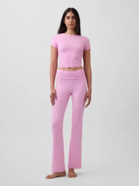 Top corto cruzado reversible GapFit Smooth