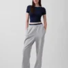 Top corto cruzado reversible GapFit Smooth