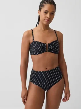 Top de bikini bandeau convertible