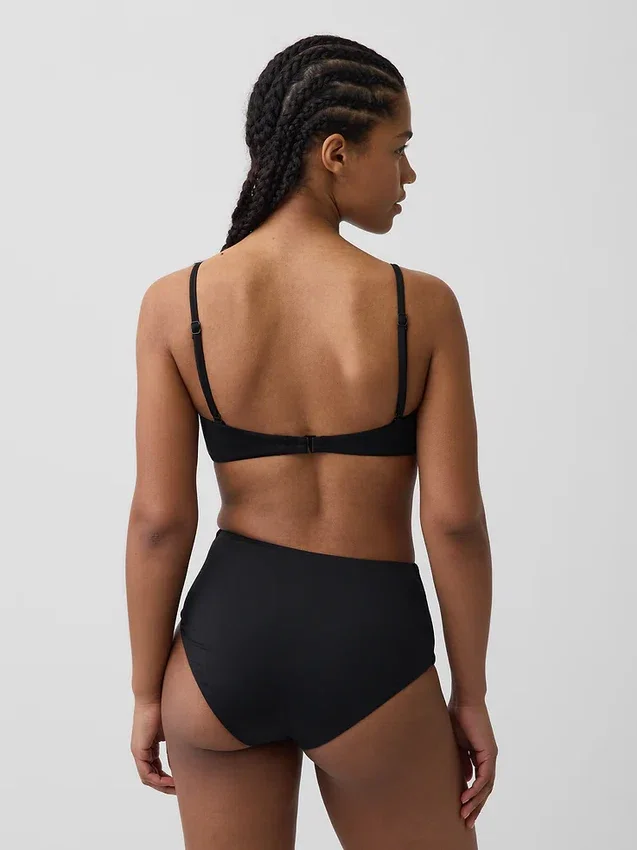 Top de bikini bandeau convertible