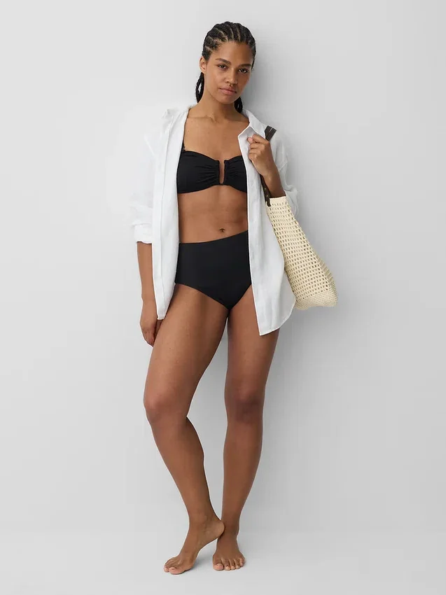 Top de bikini bandeau convertible