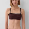 Top de bikini tipo bandeau