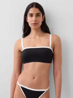 Top de bikini tipo bandeau