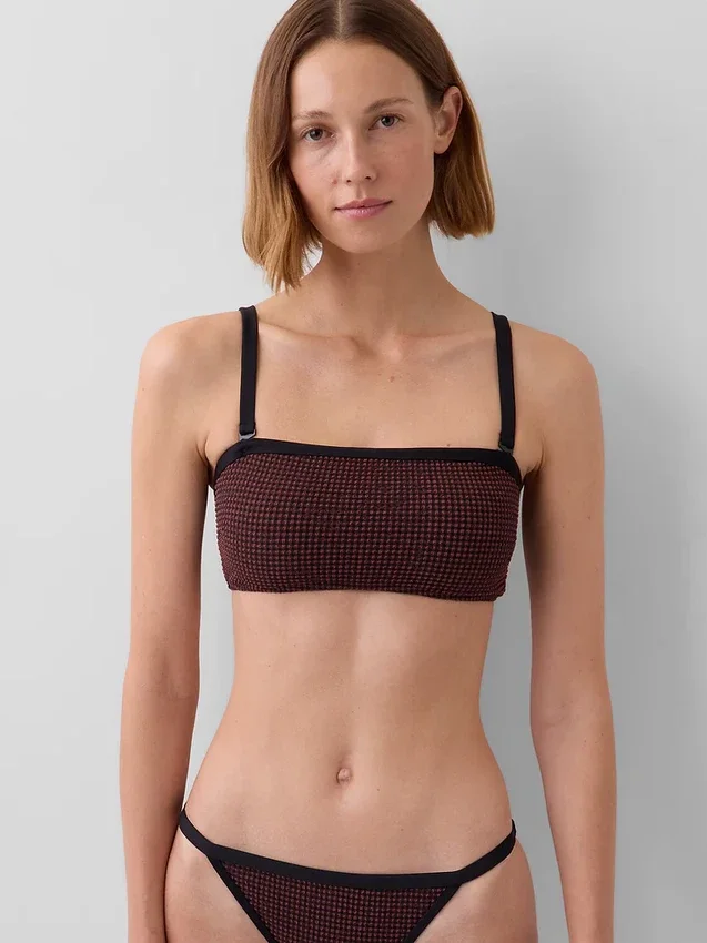 Top de bikini tipo bandeau