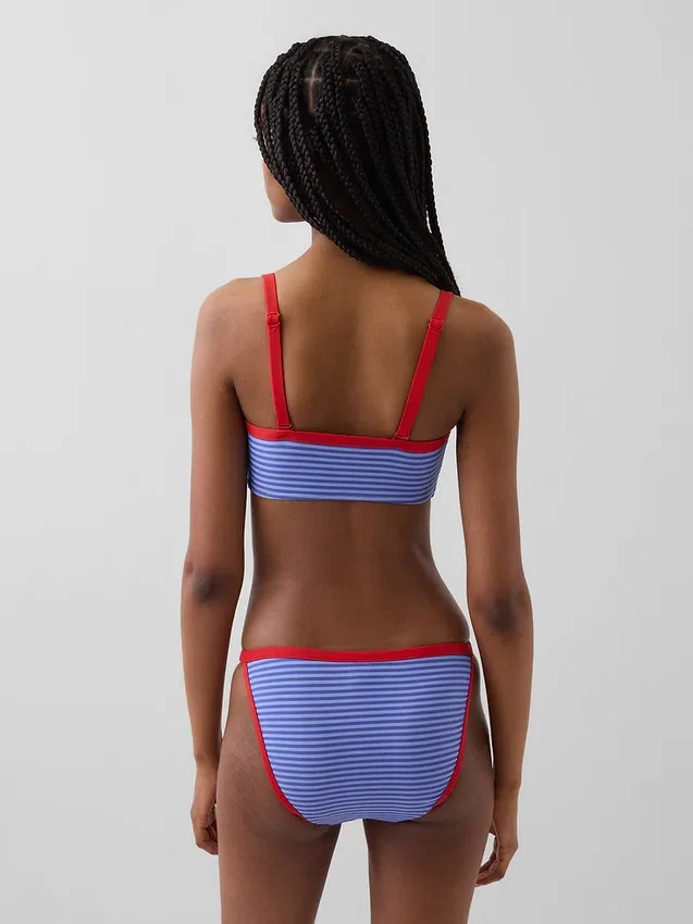 Top de bikini tipo bandeau