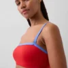 Top de bikini tipo bandeau