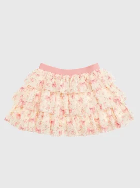 Tutu de pétalos con estampado floral delicado de Sweet Wink