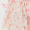 Tutu de pétalos con estampado floral delicado de Sweet Wink
