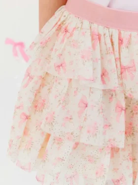 Tutu de pétalos con estampado floral delicado de Sweet Wink