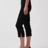 Vaqueros capri cortos de talle alto